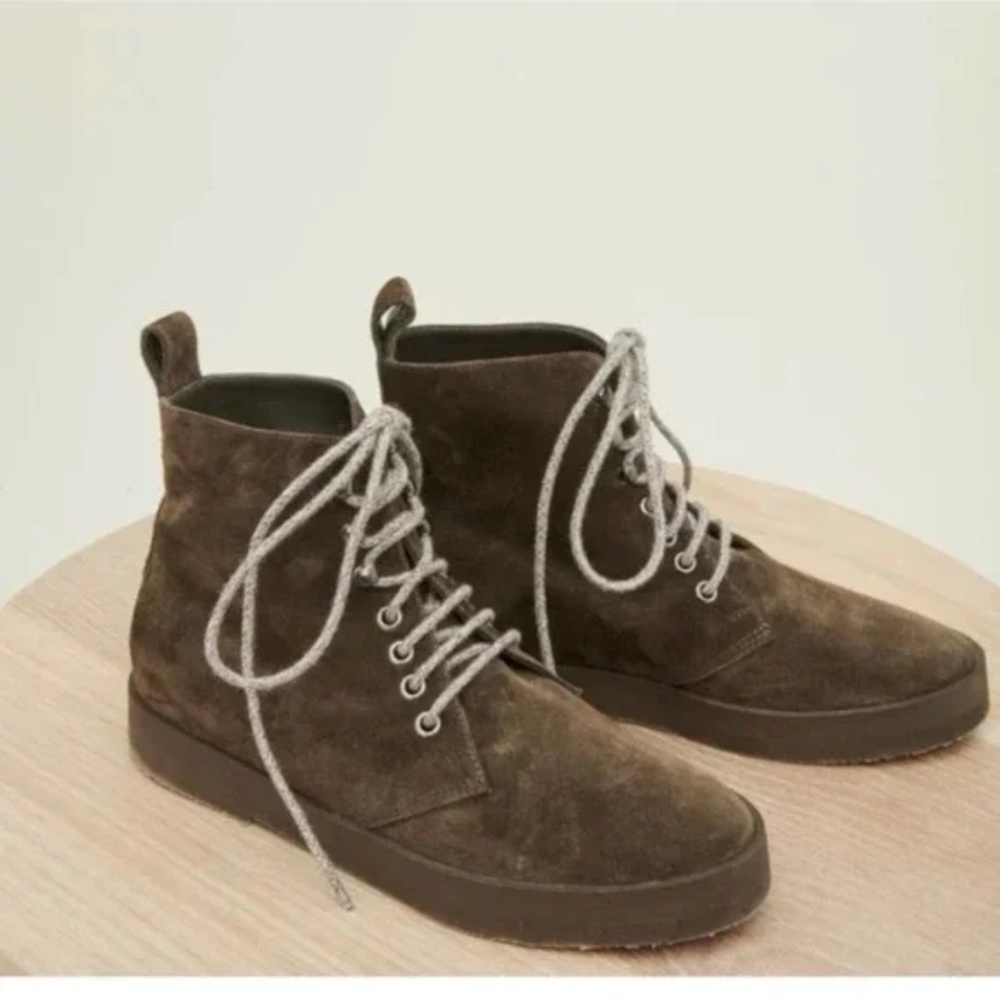 JENNI KAYNE Canyon SUEDE Boot in Olive 37 / 7